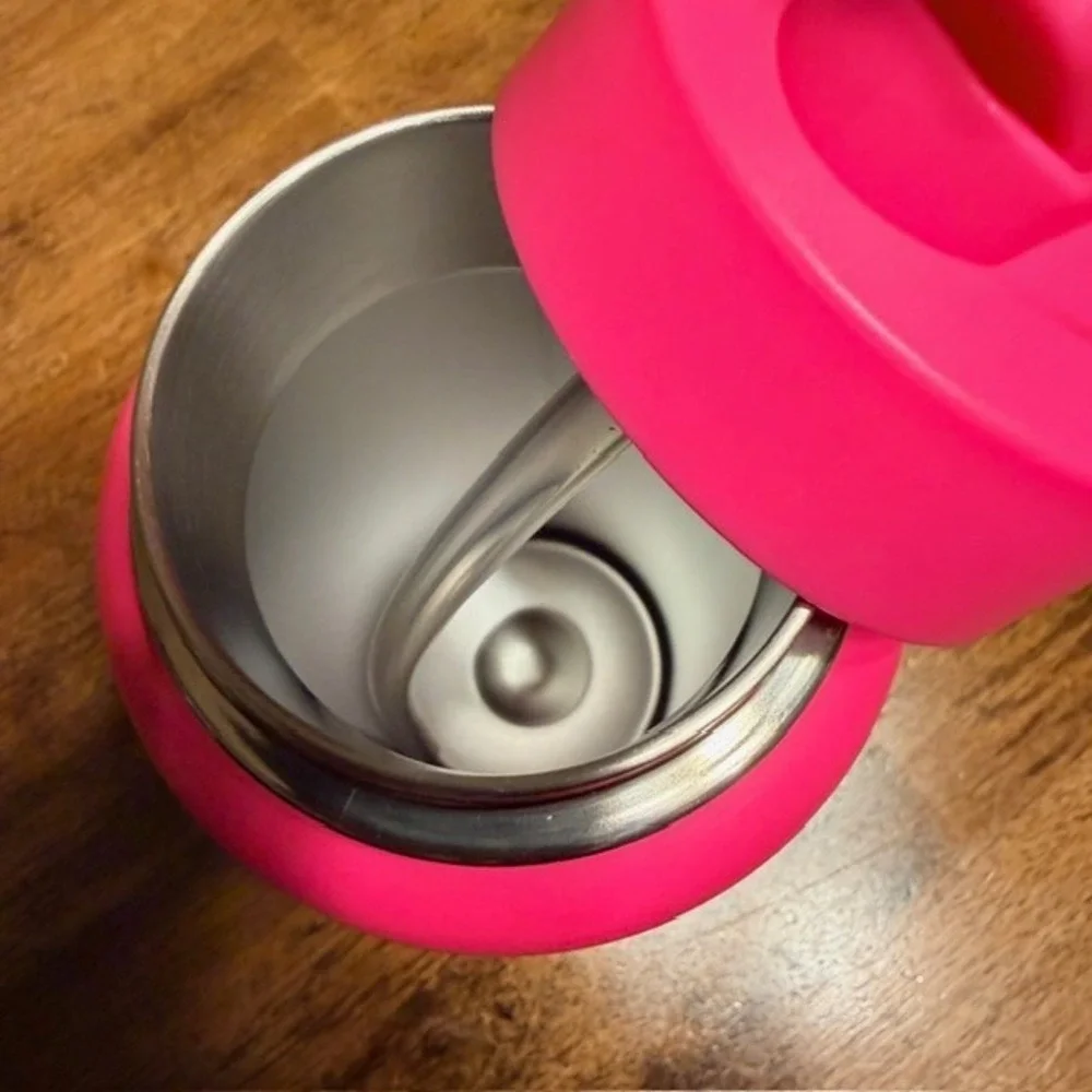 Boston Red Sox Hot Pink Insulated Water Bottle (NEW) 34oz The Memory Company - Picture 7 of 9